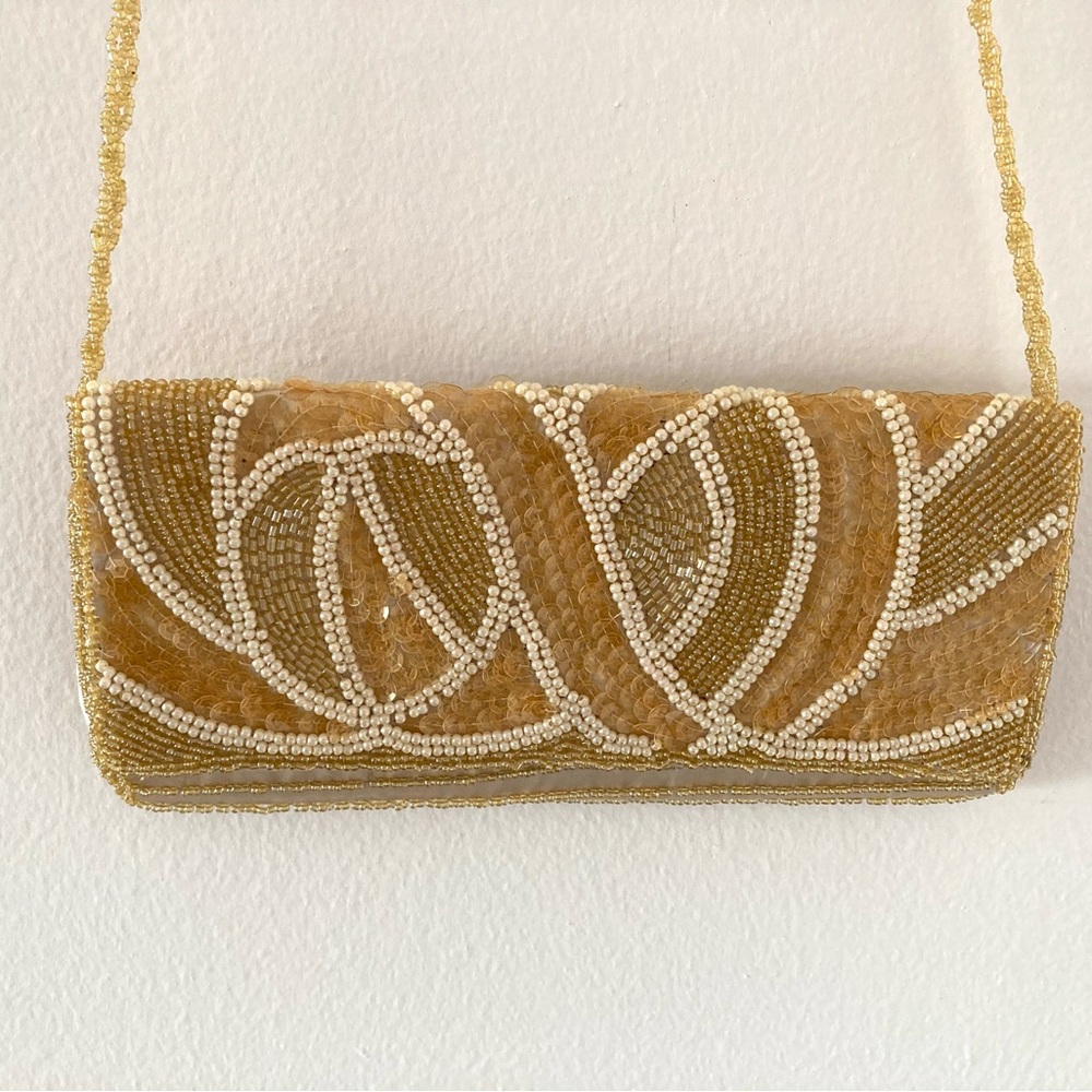 Bijoux Terner Vintage Beaded and Sequined Evening Bag